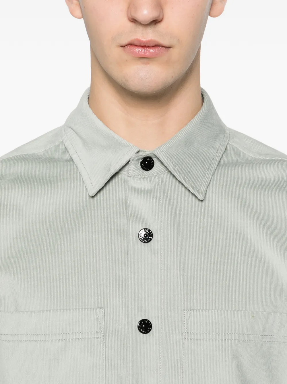 Stone Island Katoenen overhemd Groen