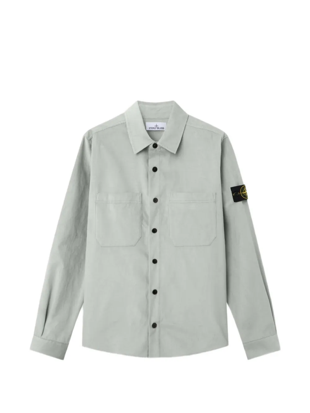 Stone Island button patch shirt - Green