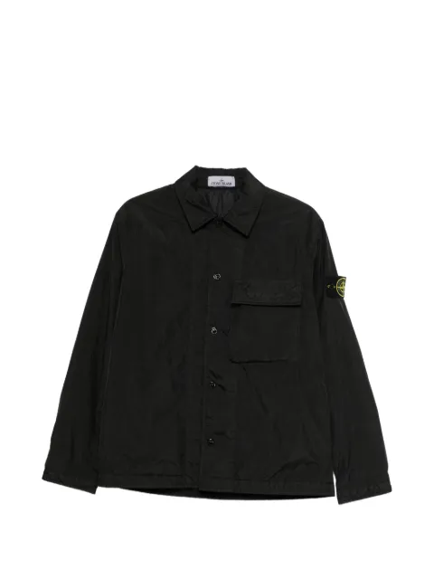Stone Island button-fastening chest-pocket jacket