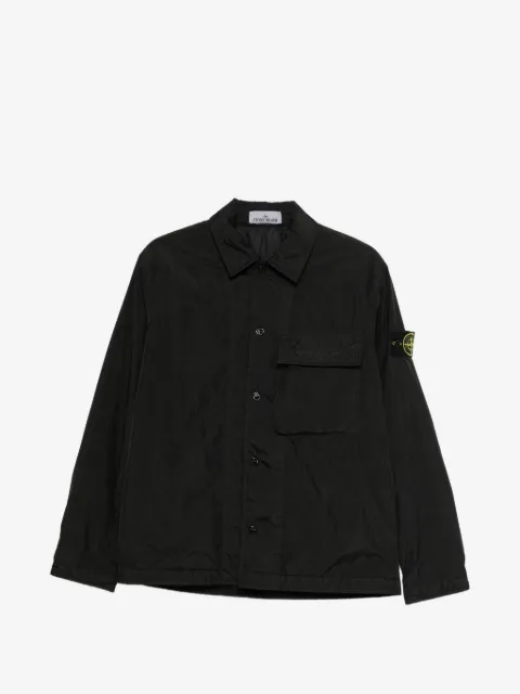 Stone Island camisa con motivo Compass