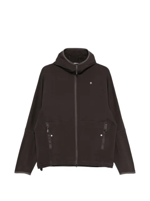 Stone Island zip hooded sweatshirt