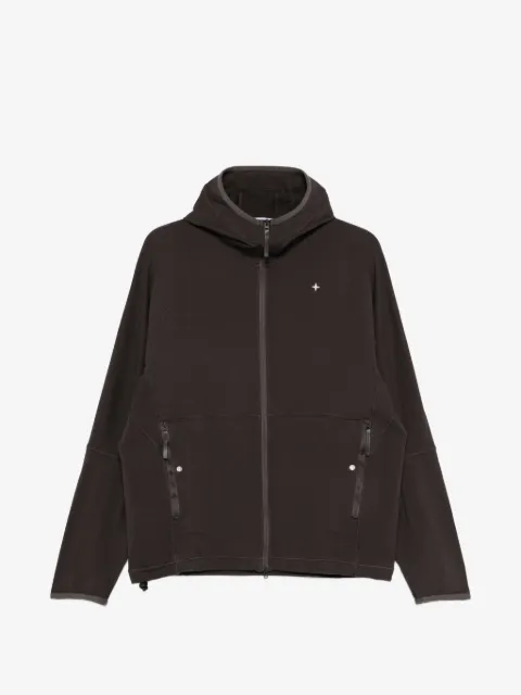 Stone Island sudadera con cierre y capucha