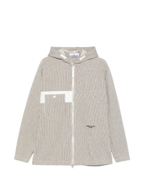 Stone Island striped-pattern jacket