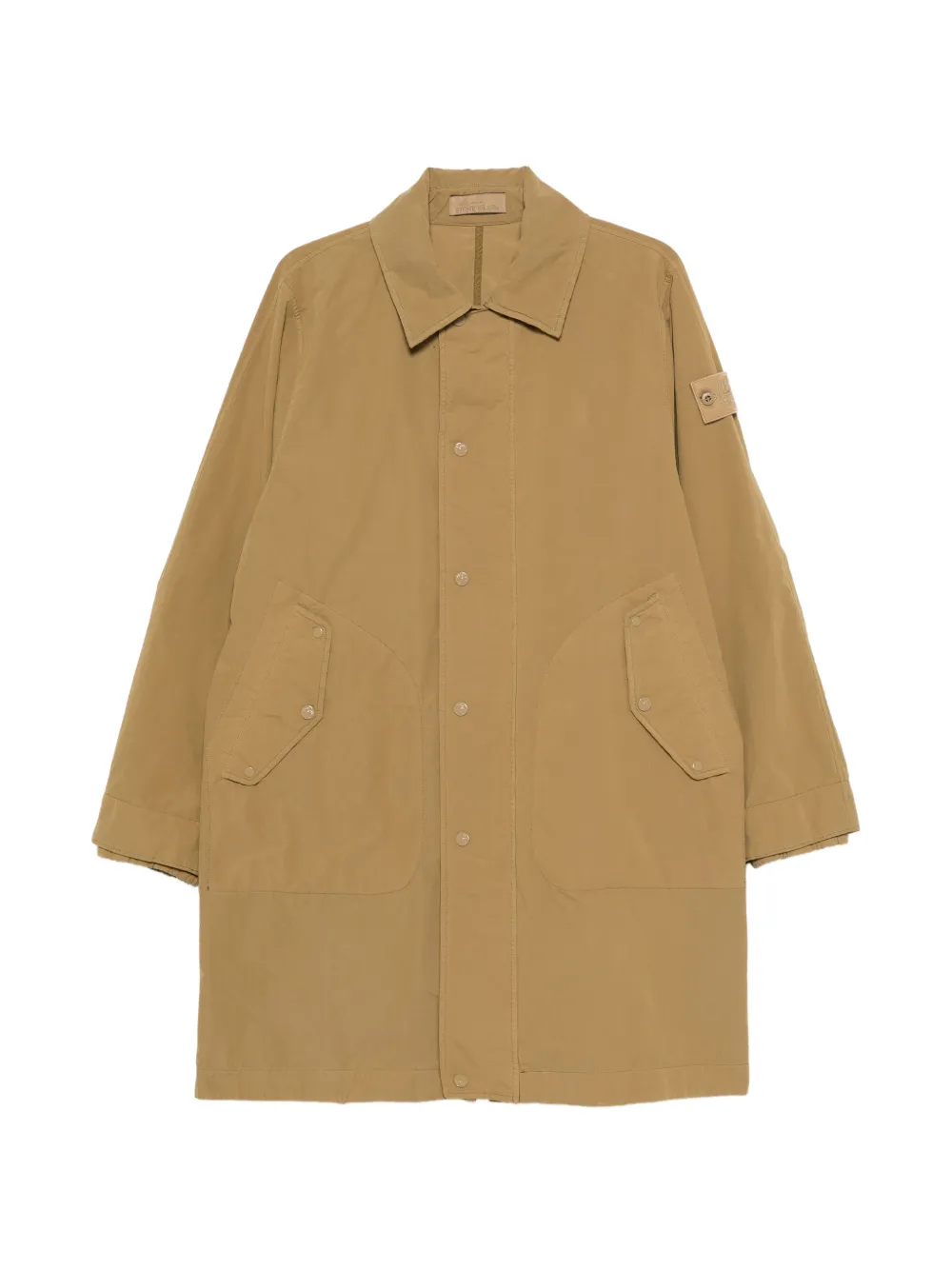 Stone Island buttoned parka - Toni neutri