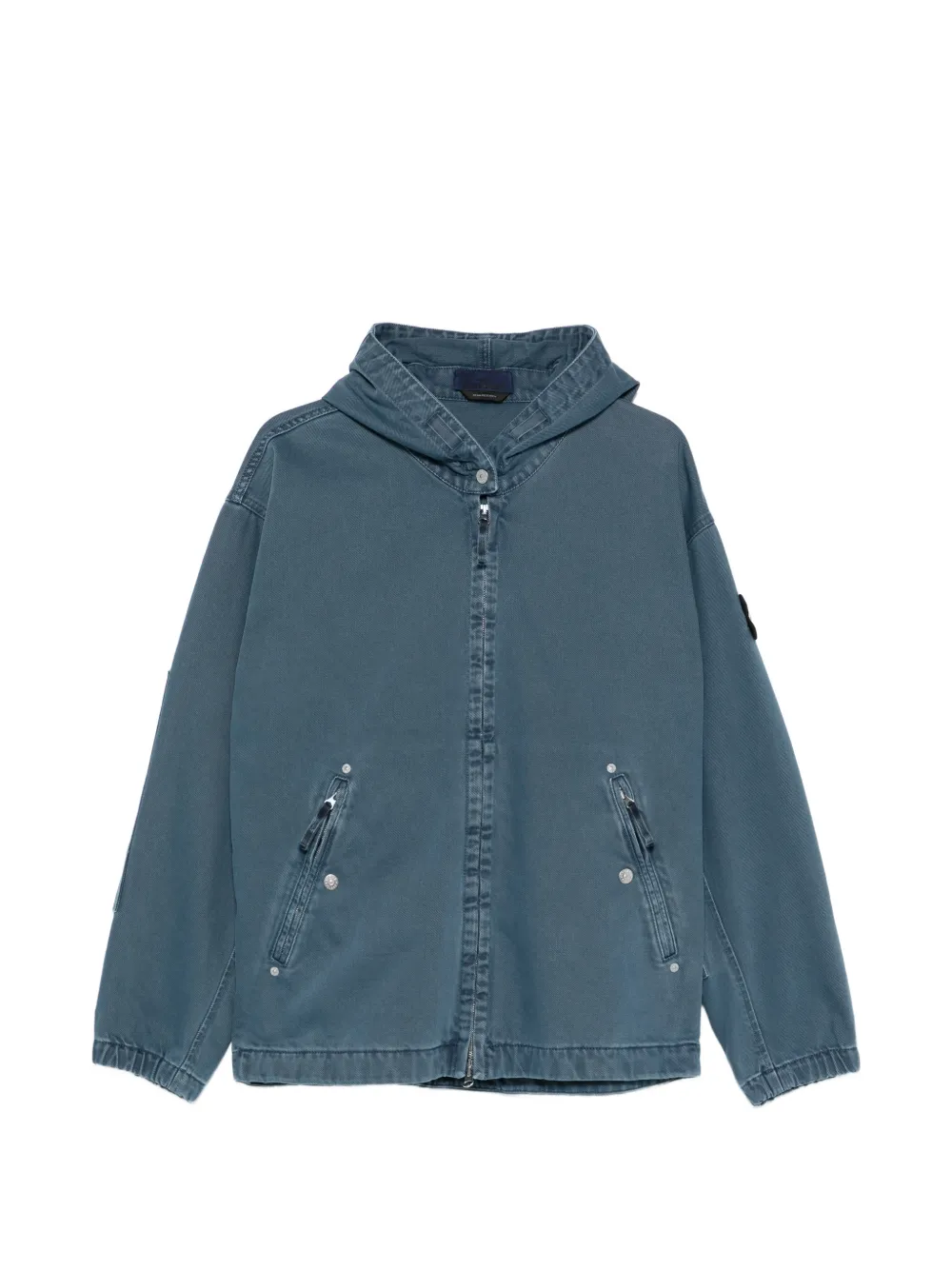 Stone Island hooded zip jacket - Blu