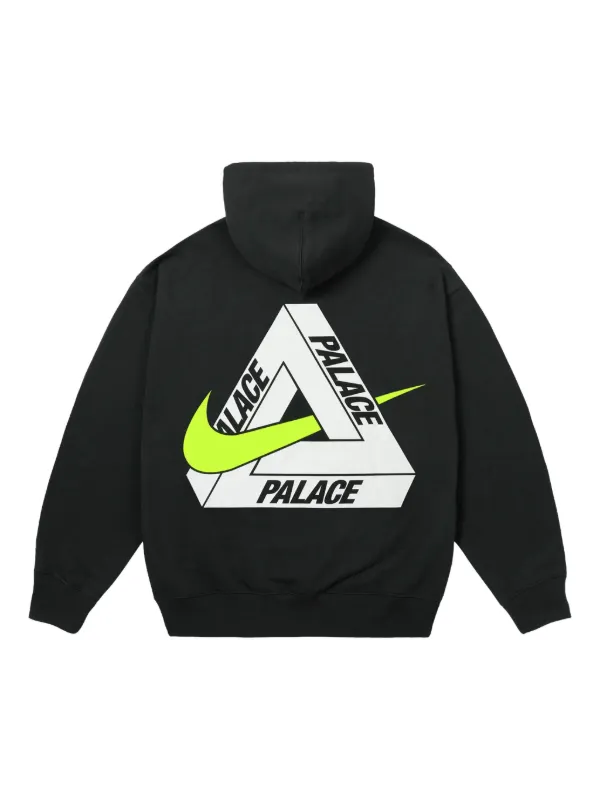 Palace x Nike Tri Swoosh パーカー | ブラック | FARFETCH JP