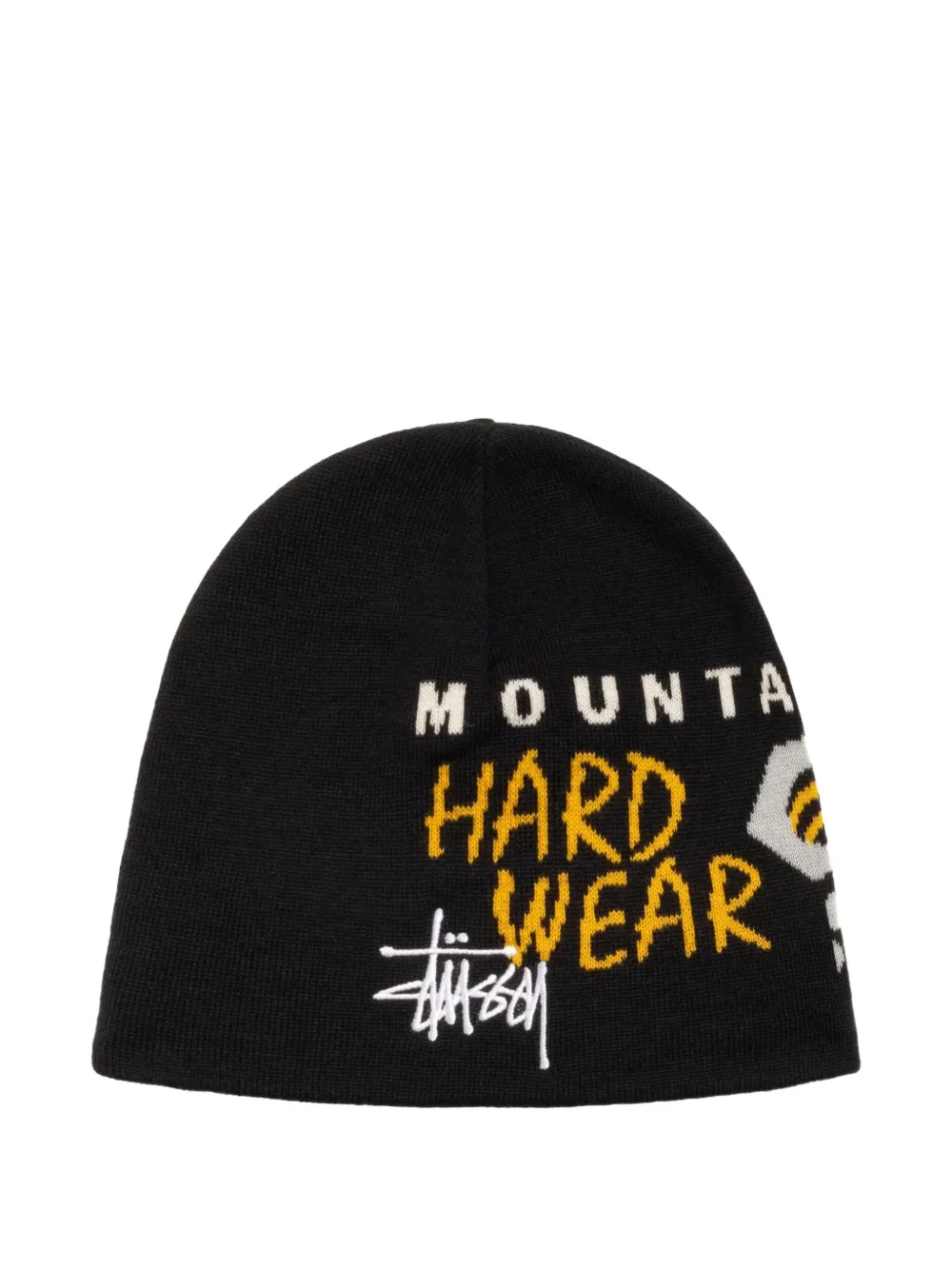 Stussy X Mountain Hardwear Wool Beanie Hat In Black