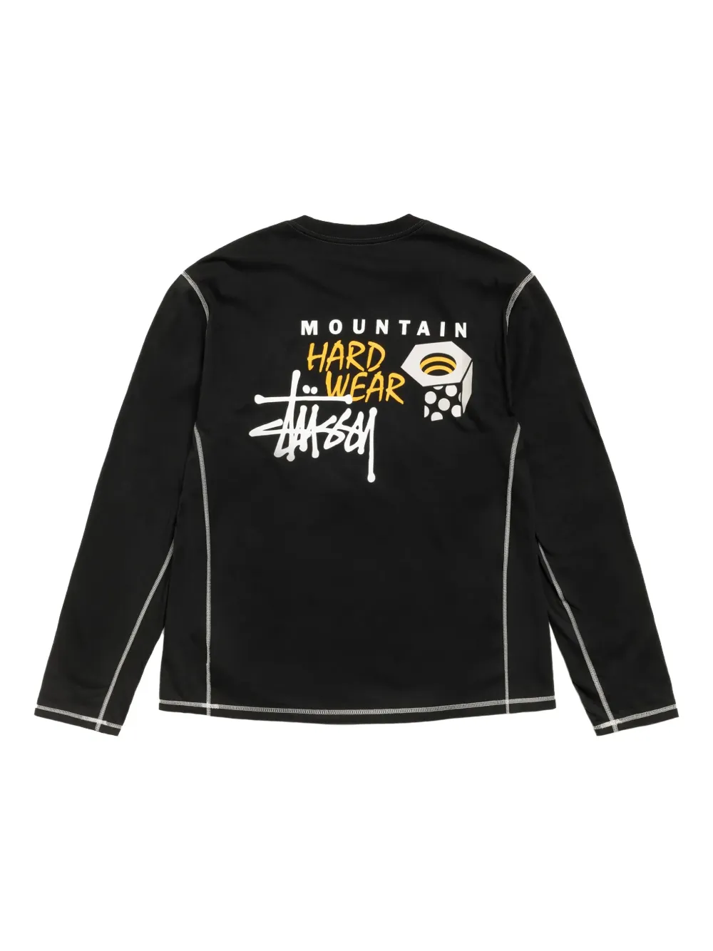 Stussy X Mountain Hardwear Long-sleeve T-shirt In Black