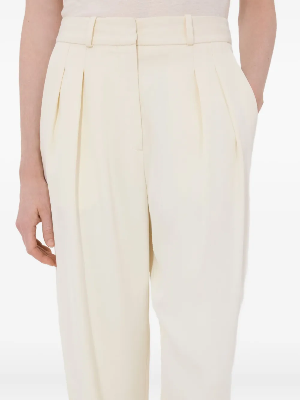 LouLou de Saison Alio broek met plooien Beige