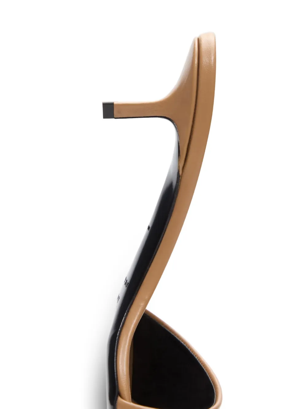 LouLou de Saison ANDY muiltjes met bandje en kitten hak Beige