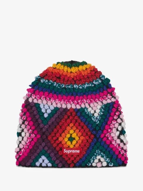 Supreme Gorro de tricô texturizado