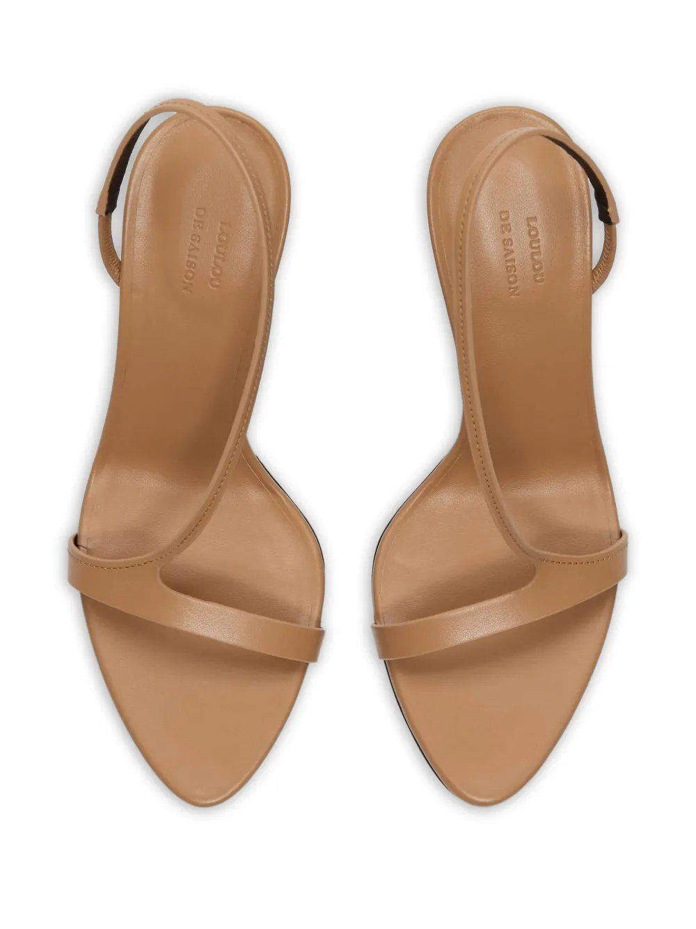  Loulou De Saison Arwa Heeled Sandals - Neutrals 