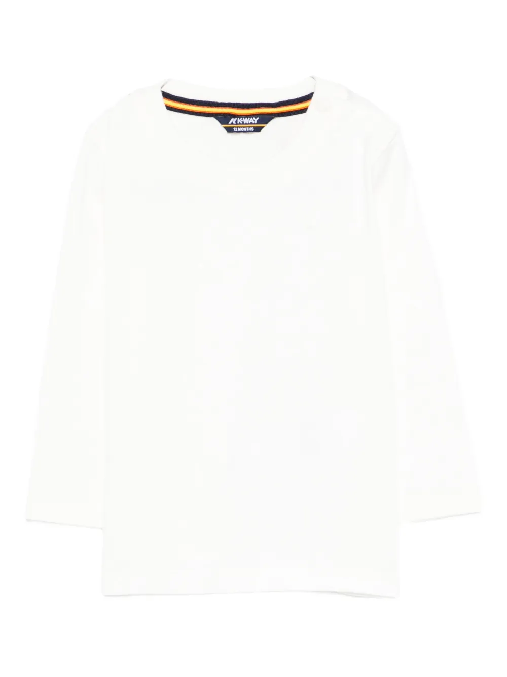 K Way Kids long-sleeve top - Bianco