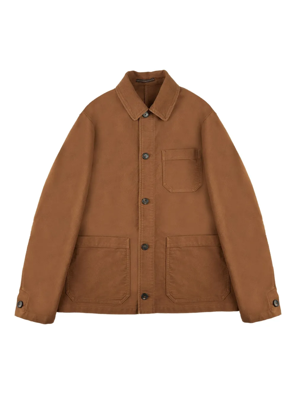 slowear chamarra estilo blusón en colaboración con Moleskin | marrón | Image 1