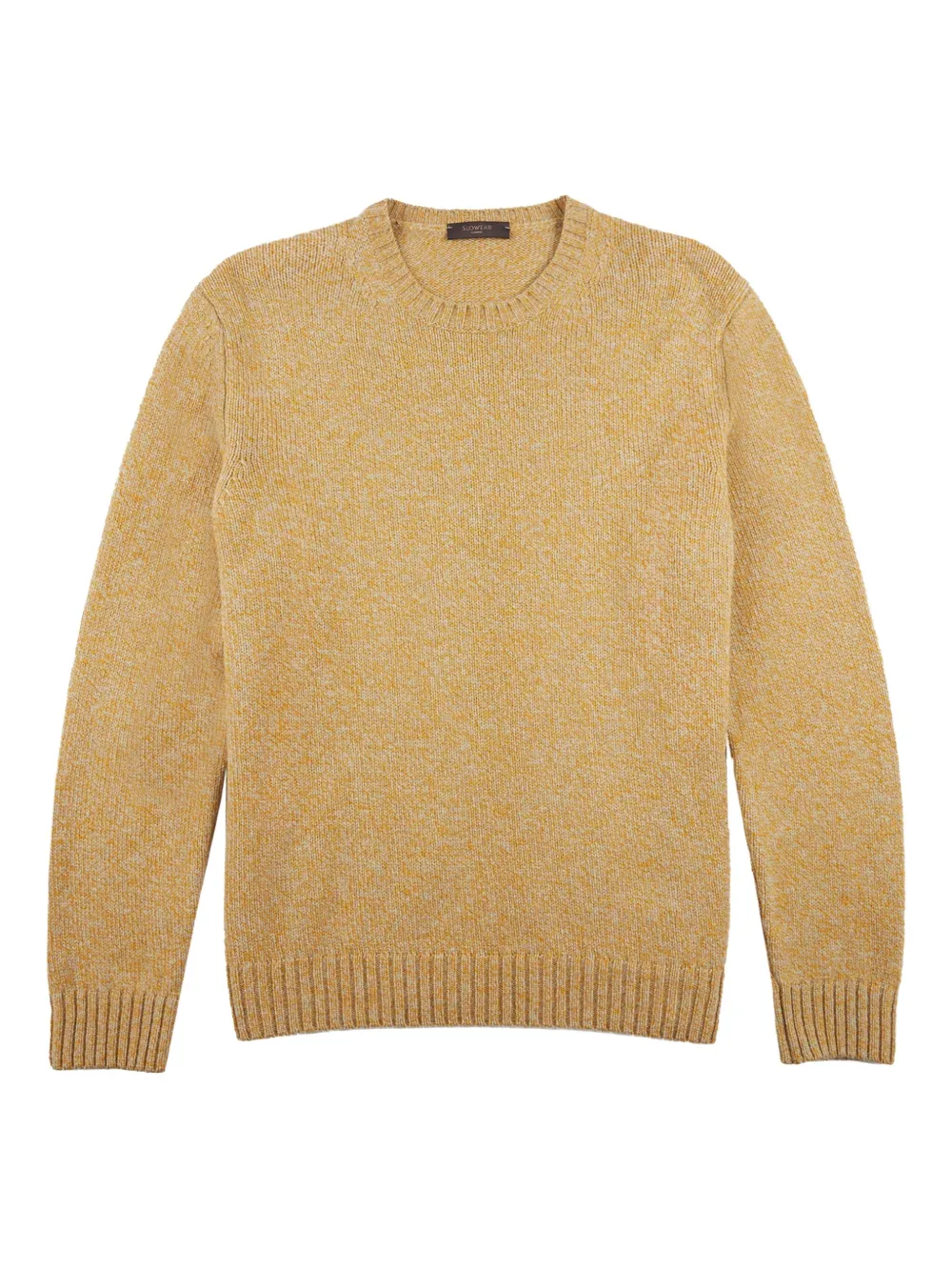 slowear x Geelong three-dimensional wool jumper | Yellow | Image 1
