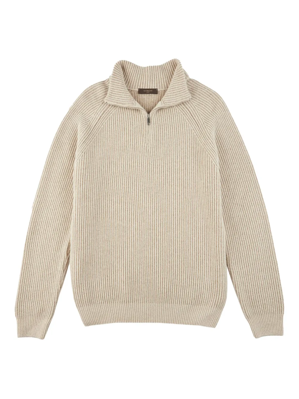 slowear raglan shoulders jumper | Neutrals | Image 1