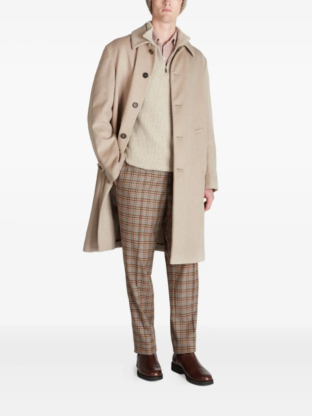 Slowear Trui met raglan schouders - Beige