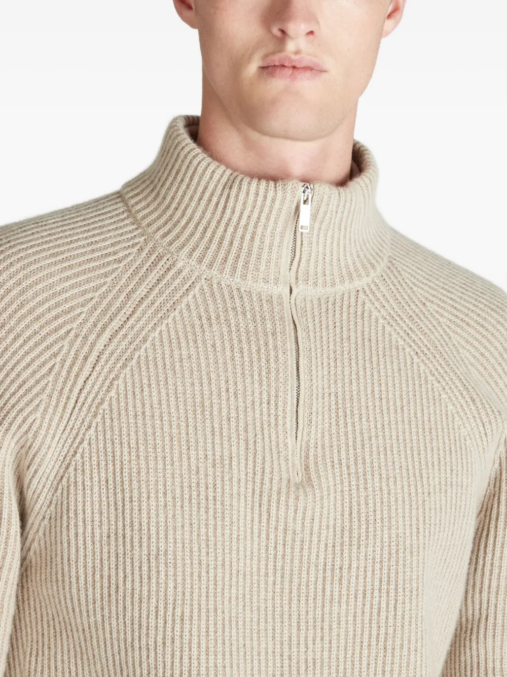 slowear Trui met raglan schouders Beige