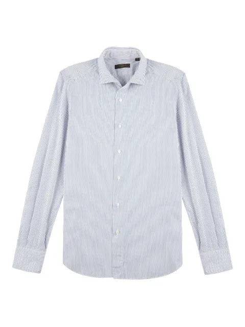 slowear striped cotton shirt