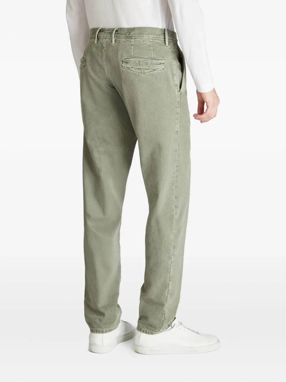 slowear Katoenen broek met knopen Groen