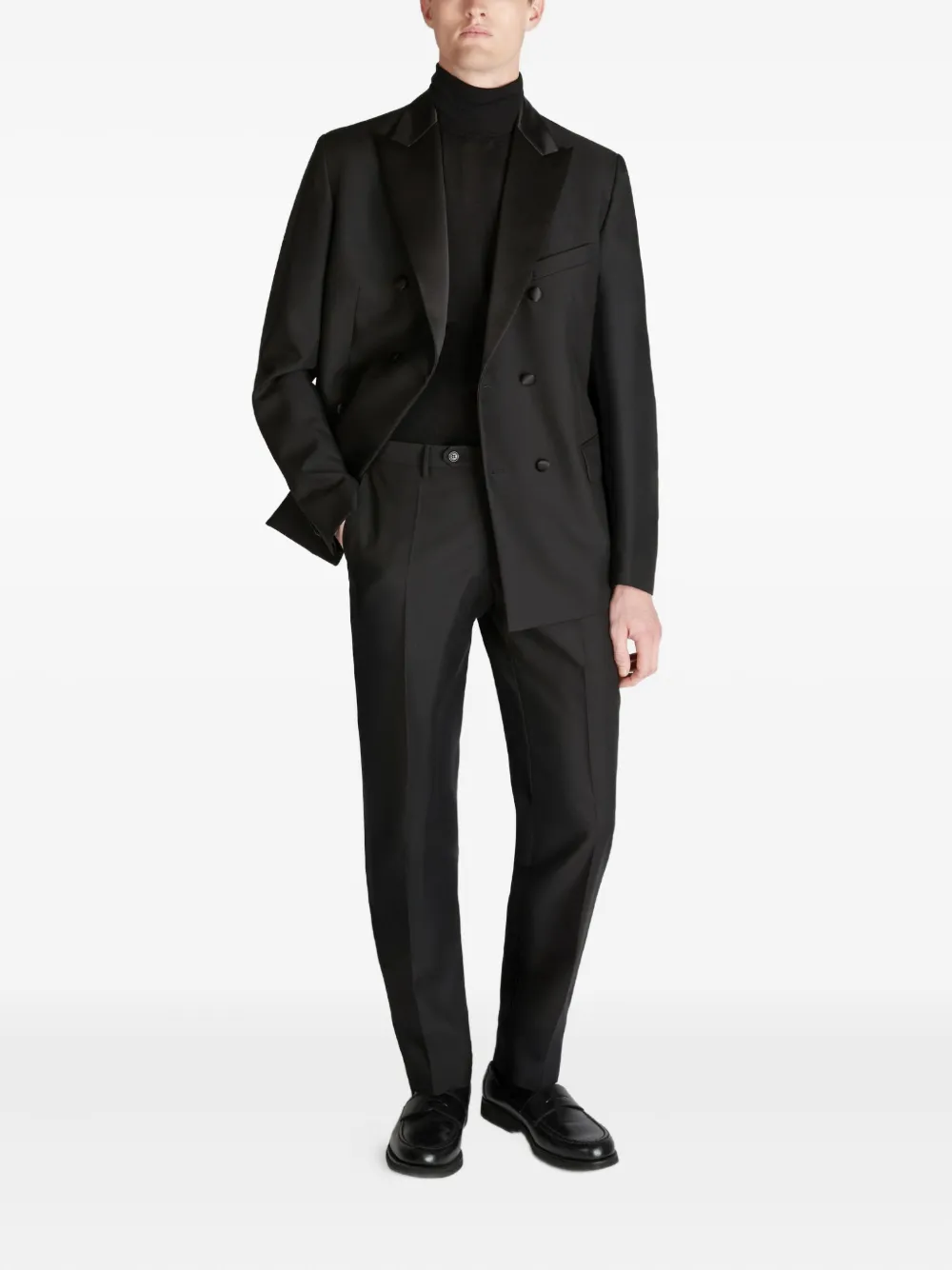 slowear flap pocket wool double-breasted blazer | Blazers | Image 2