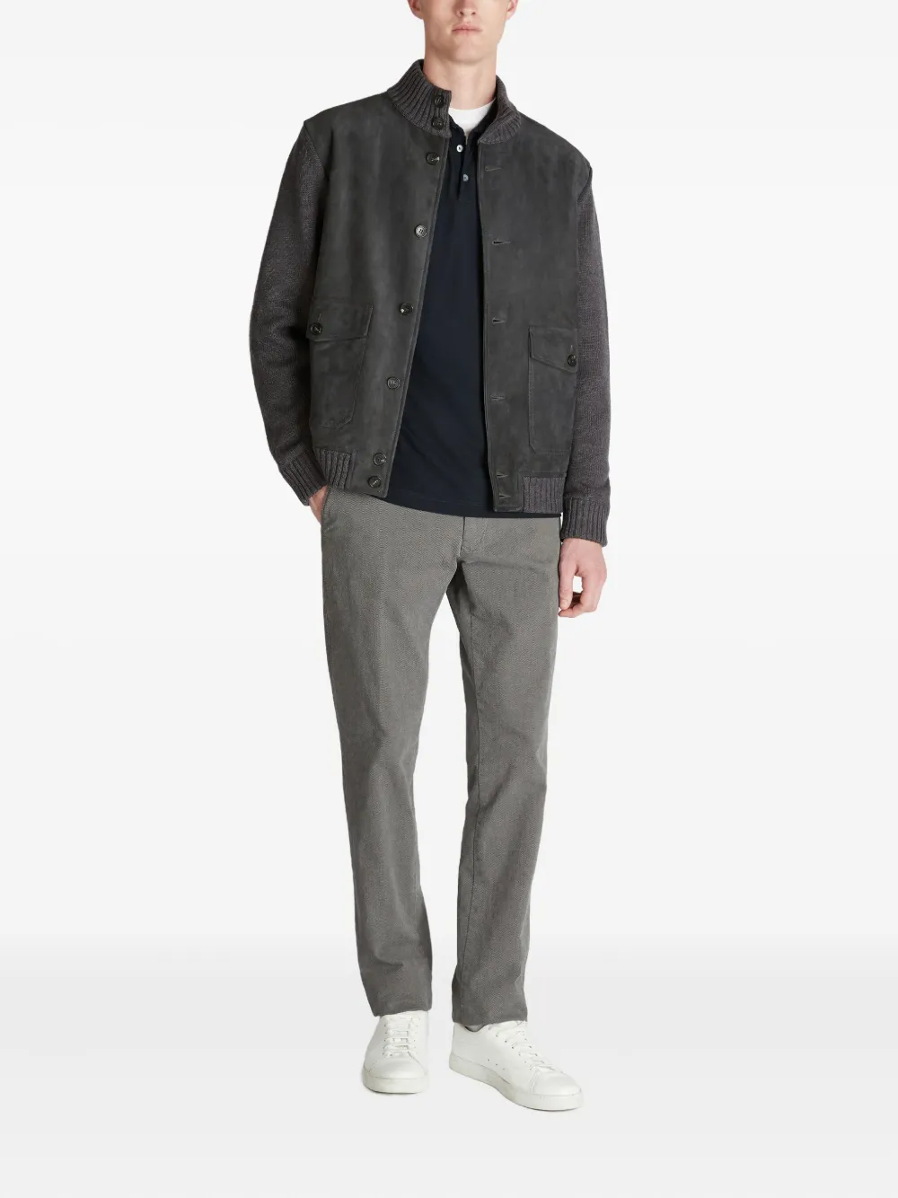 slowear wool back and sleeves jacket | Lightweight Jackets | Image 2