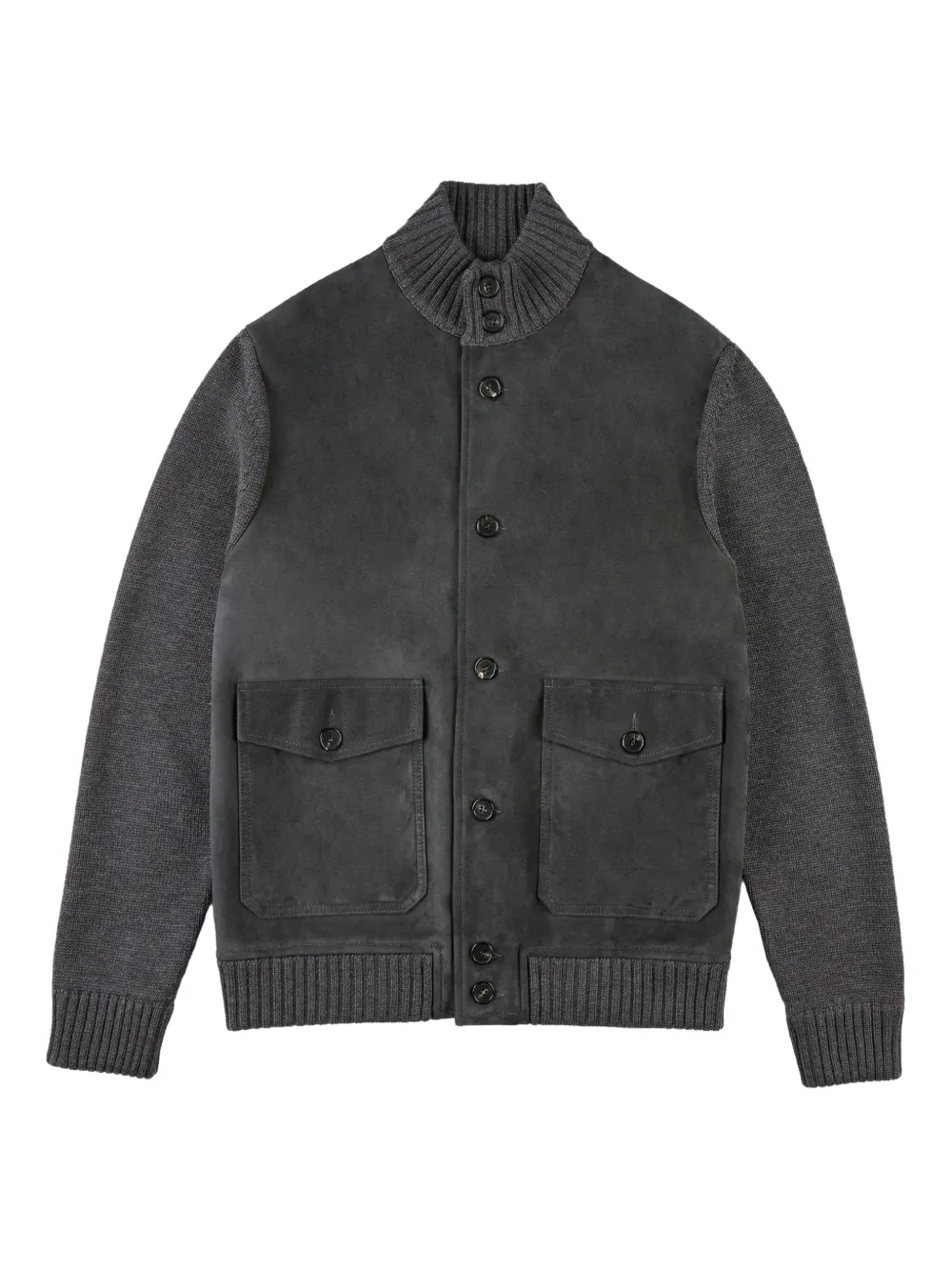 slowear wool back and sleeves jacket | Grey | Image 1