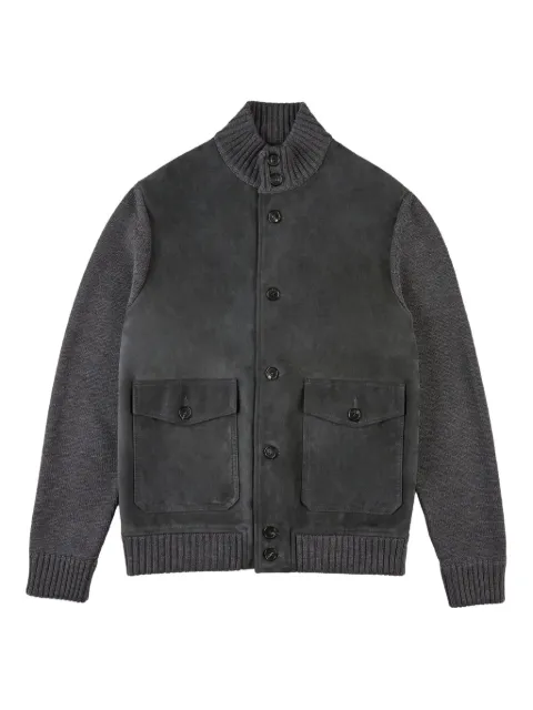 slowear wool back and sleeves jacket