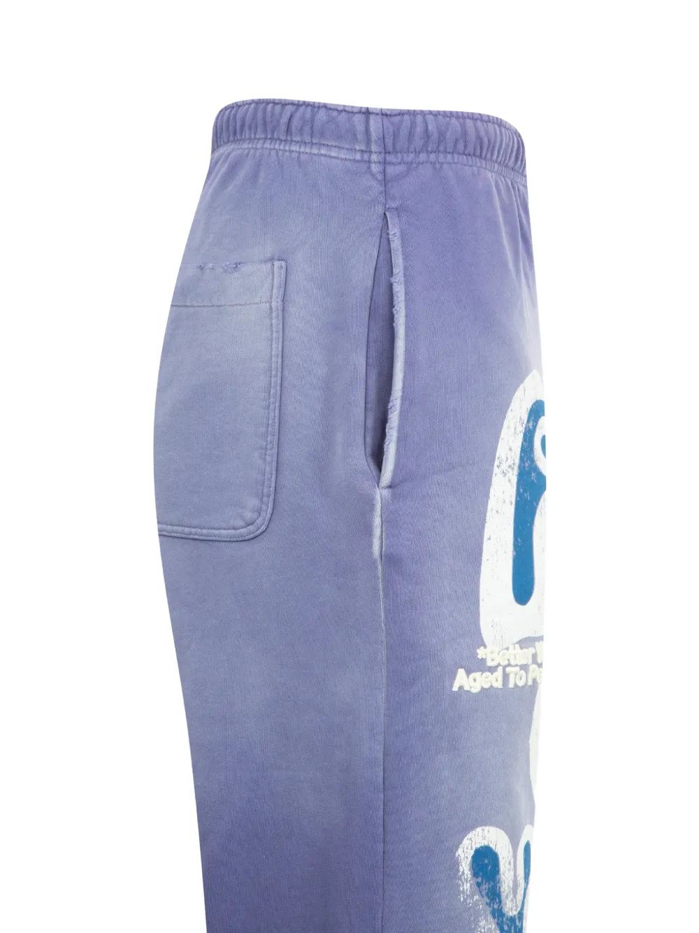  Better With Age Elasticated Track Pants - Purple 