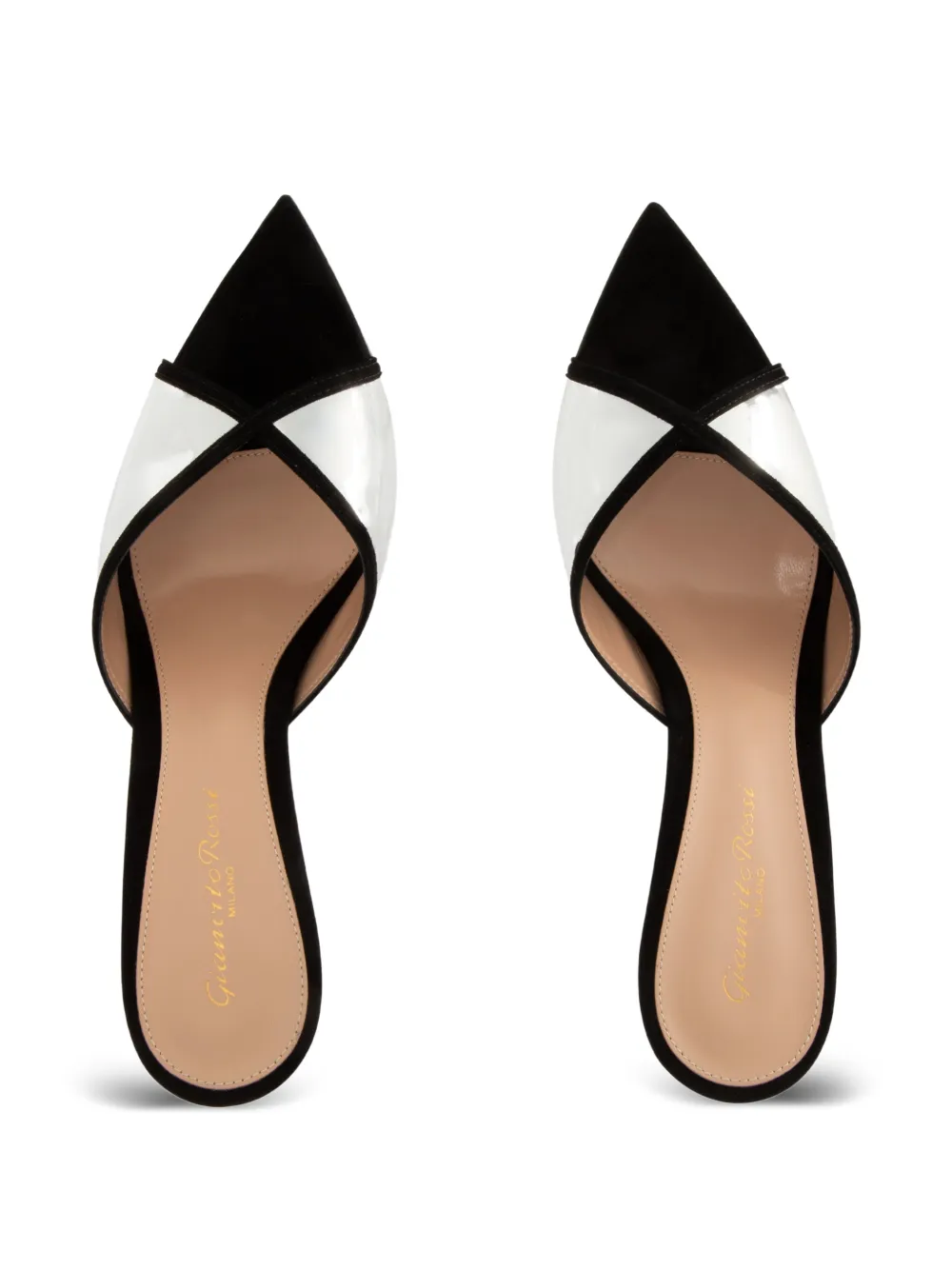 Gianvito Rossi Muiltjes met puntige neus Zwart