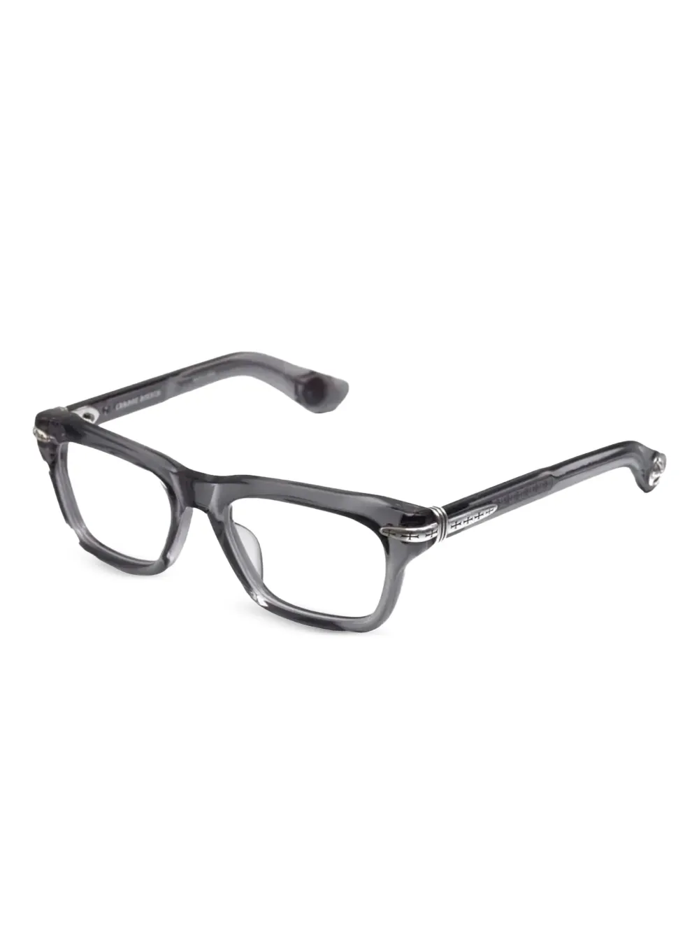Chrome Hearts Trypoleagain square-frame glasses | Grey | Image 1