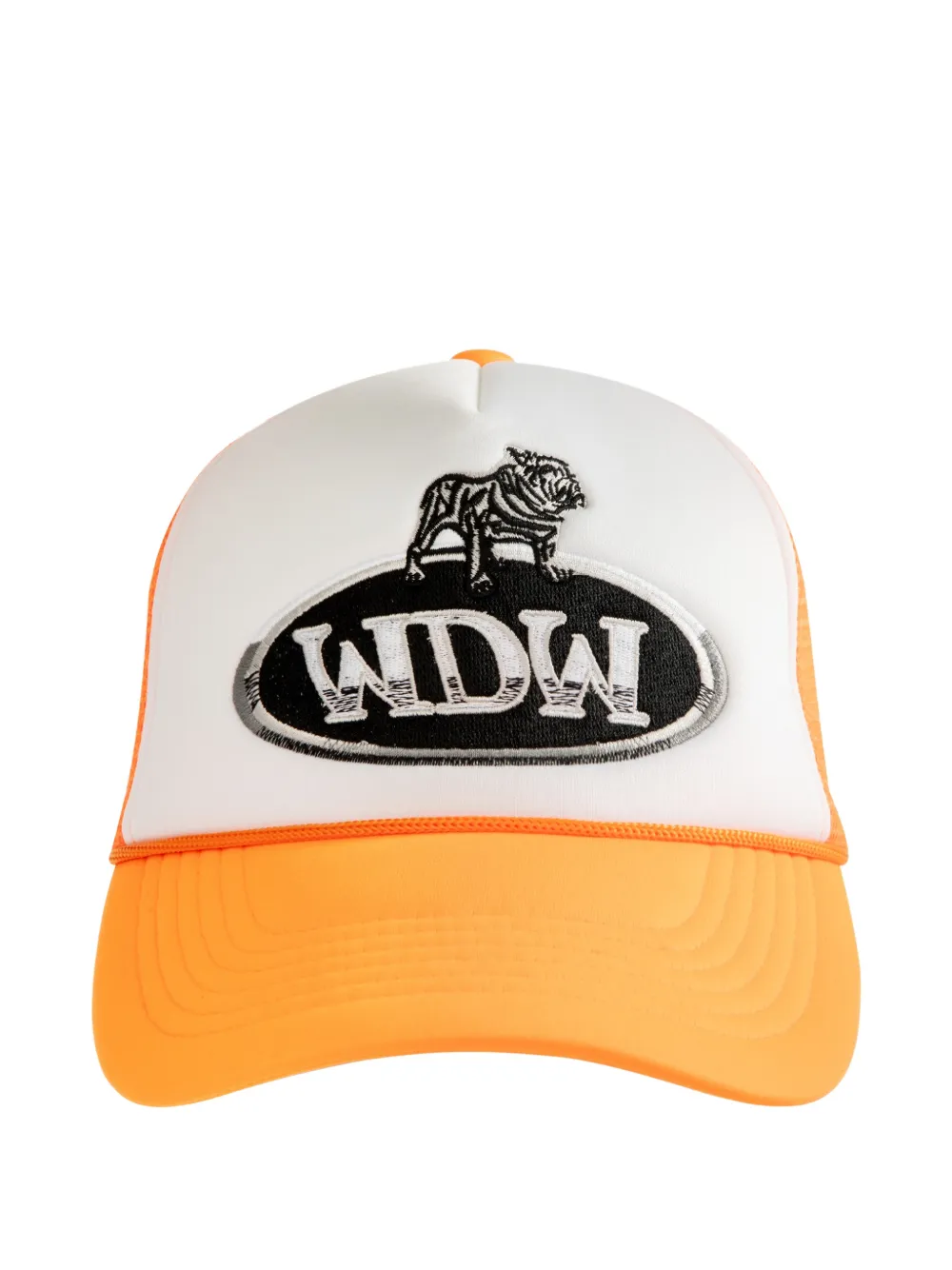 Who Decides War Cappello da baseball con applicazione - Bianco