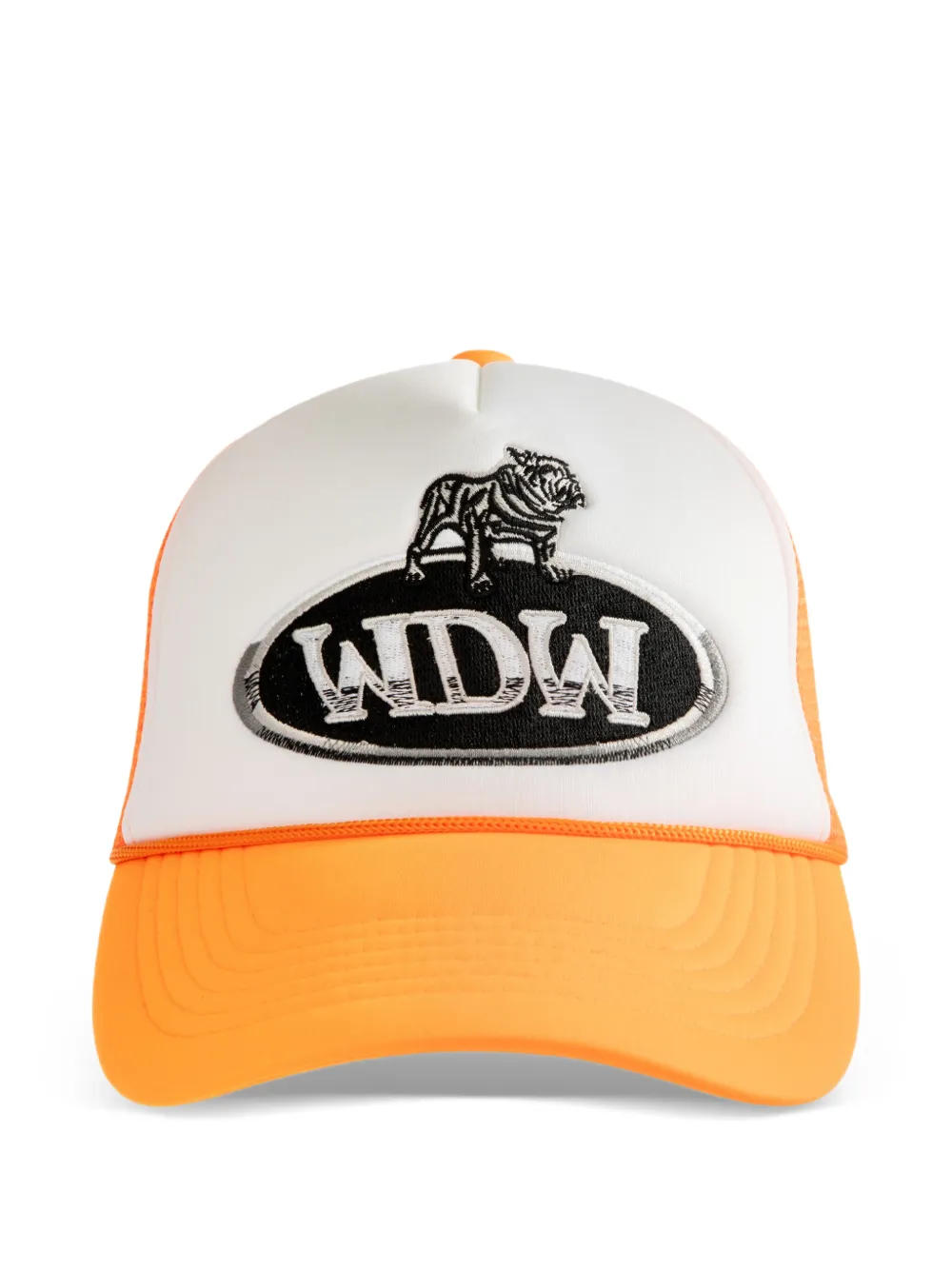 Who Decides War Cappello da baseball con applicazione - Bianco