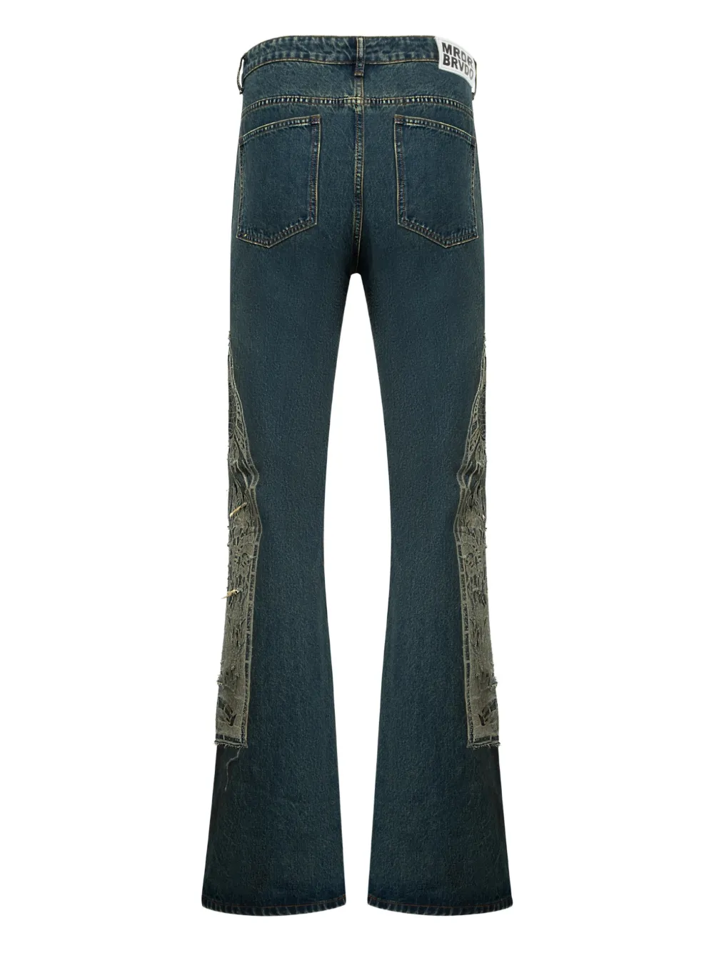 Who Decides War Mechanic grafische jeans - Blauw