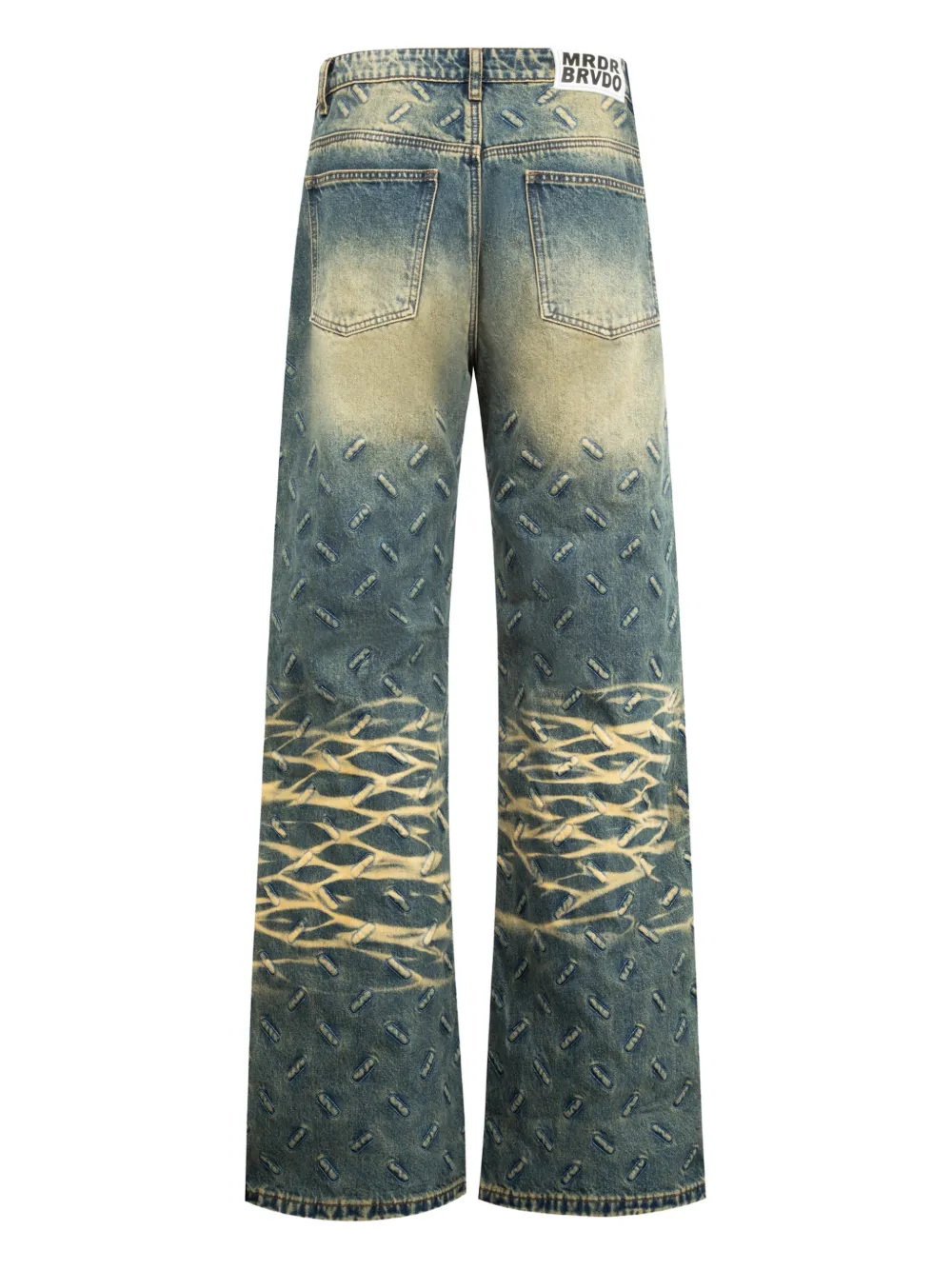 Who Decides War Thread Plate jeans met vijf zakken - Blauw