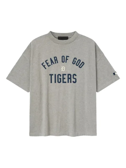 FEAR OF GOD ESSENTIALS x MLB 90s detroit graphic T-shirt