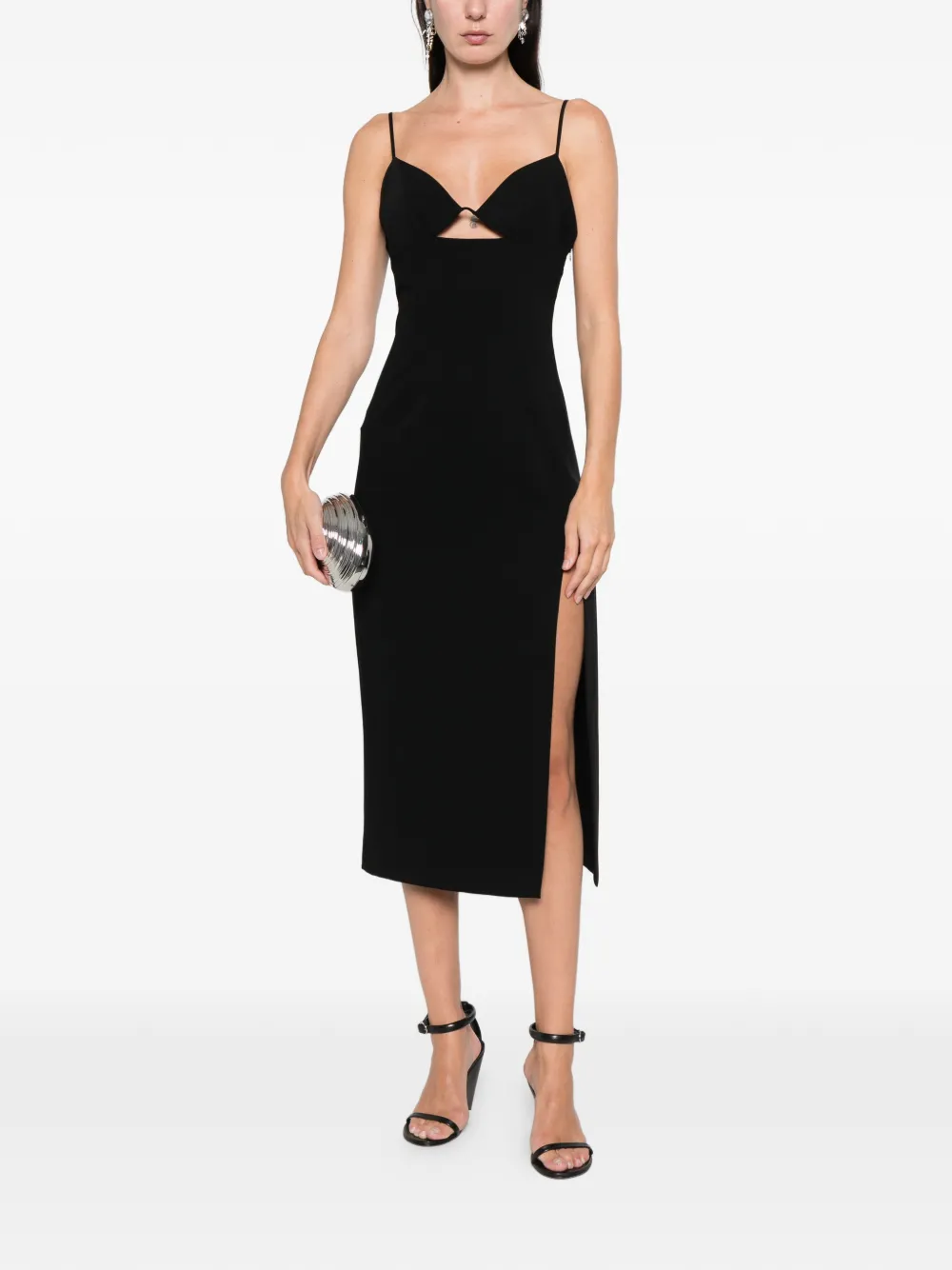 Aniye By Linda midi dress - Zwart