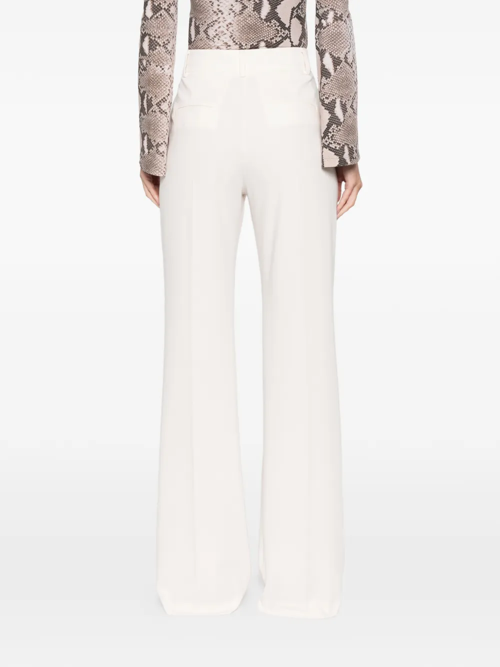 Aniye By Linda Pressed-creases Trousers In White