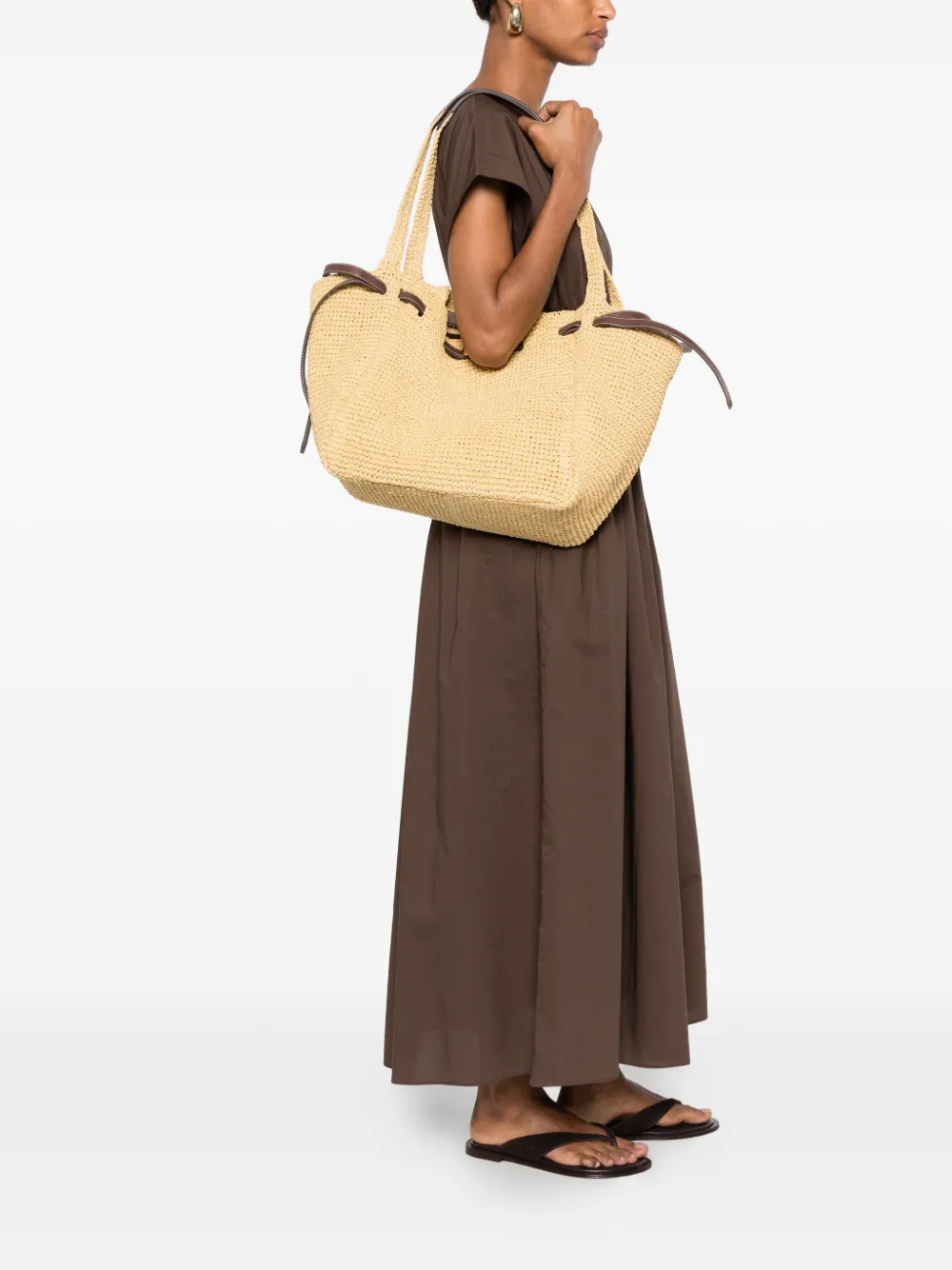 Tory Burch Romy rieten shopper Beige