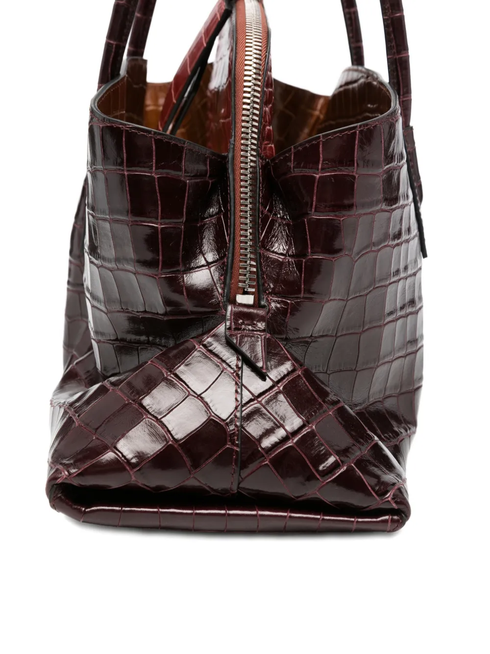 The Attico Medium La Passeggiata shopper Rood