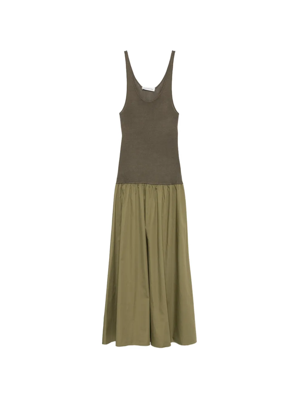 The Frankie Shop Iliya drop-waist maxi dress - Green