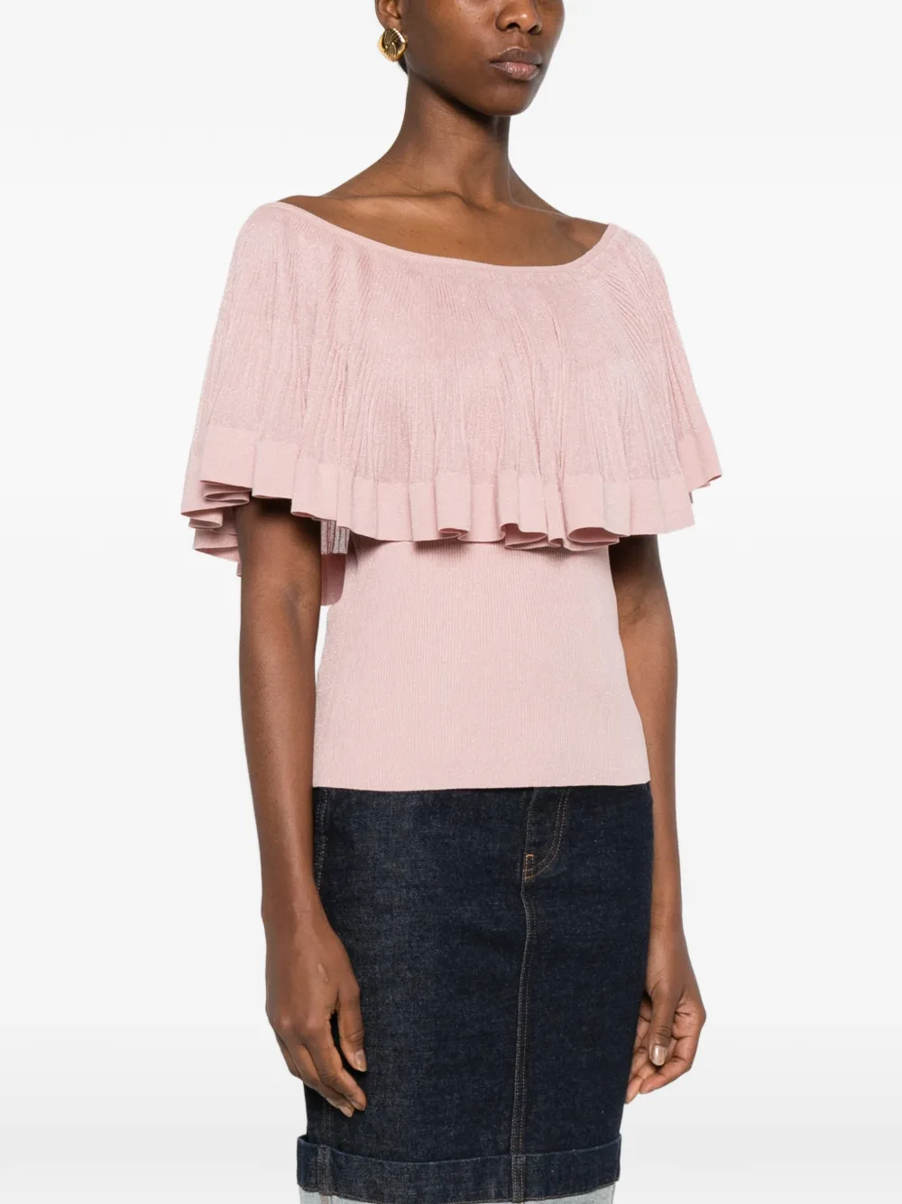  Zimmermann Pleated Top - Pink 