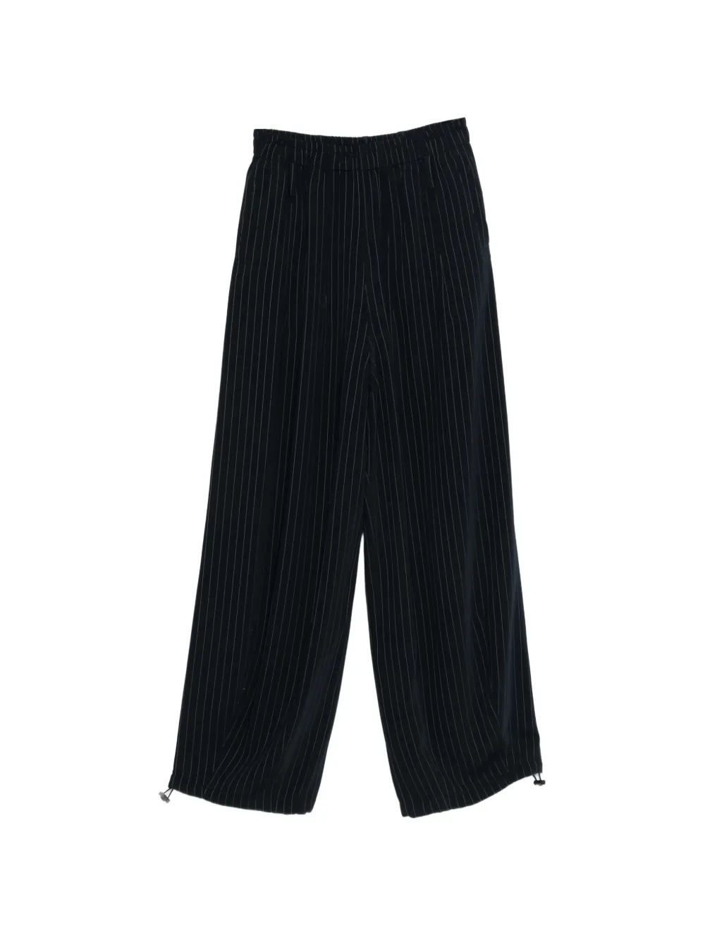 The Frankie Shop Oakdale pinstripe trousers - Nero