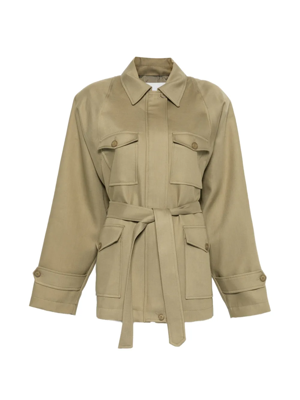 The Frankie Shop Kella padded utility jacket - Green
