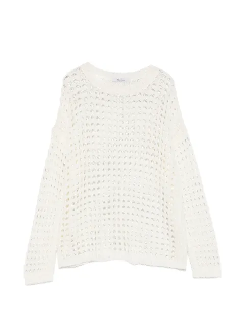 Max Mara white sweater