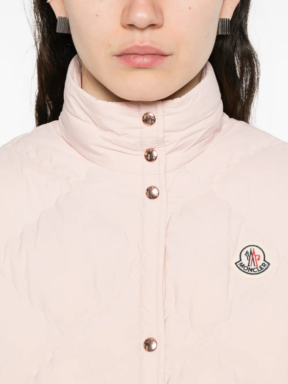 Moncler Biois gewatteerd jack Roze