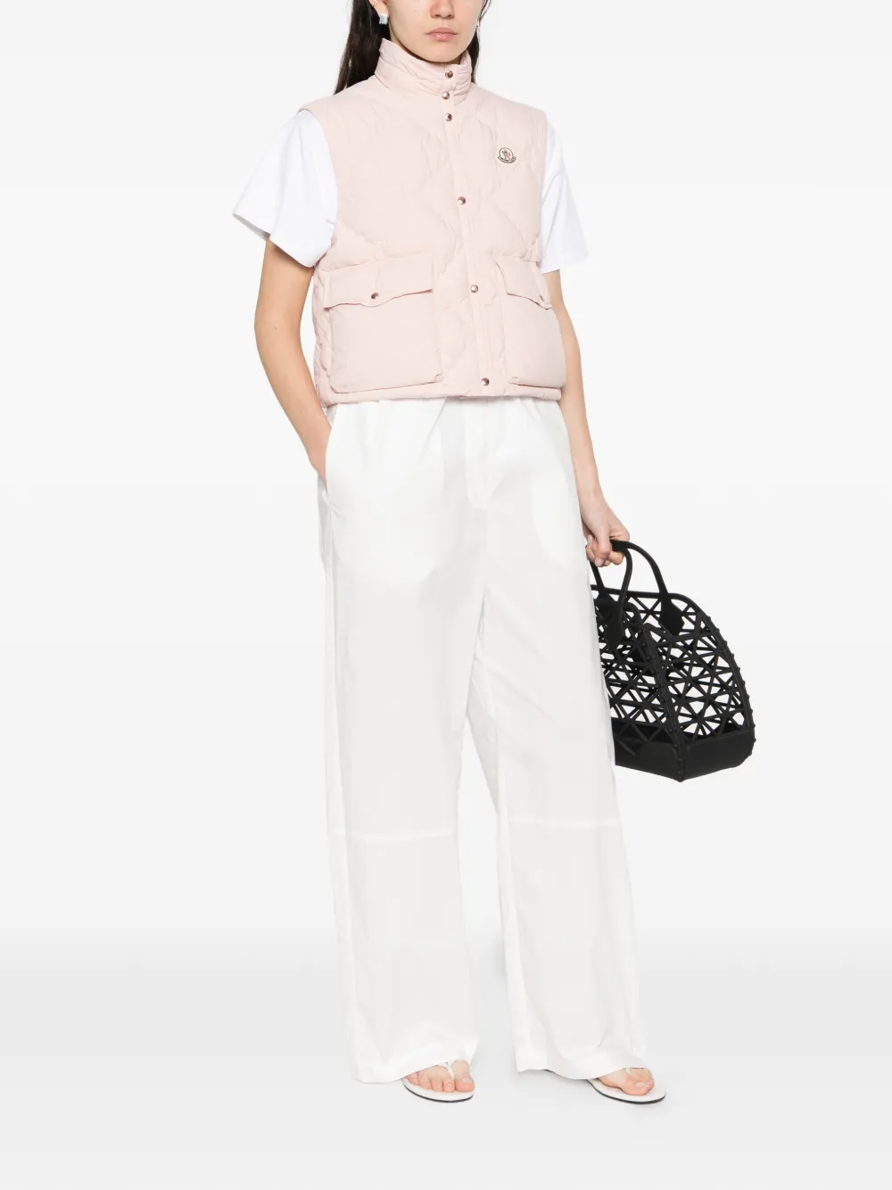 Moncler Biois gewatteerd jack Roze