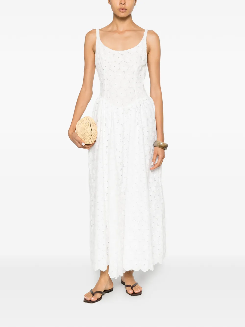 Faithfull the Brand Milana maxi dress - Bianco