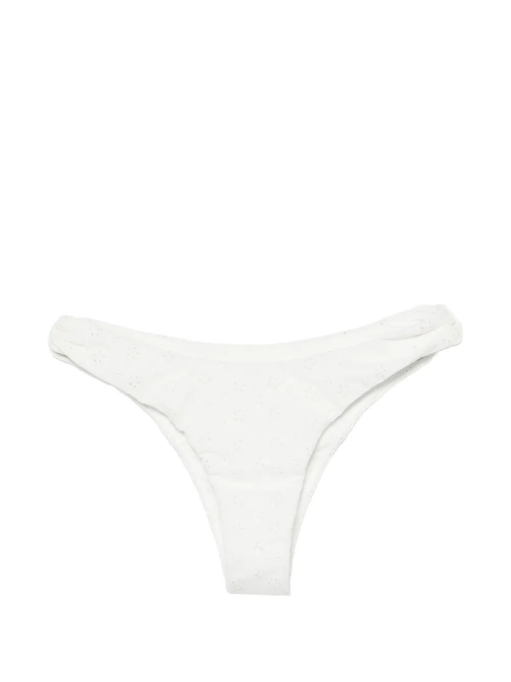 Faithfull the Brand Halo broderie anglaise bikini bottoms - Bianco