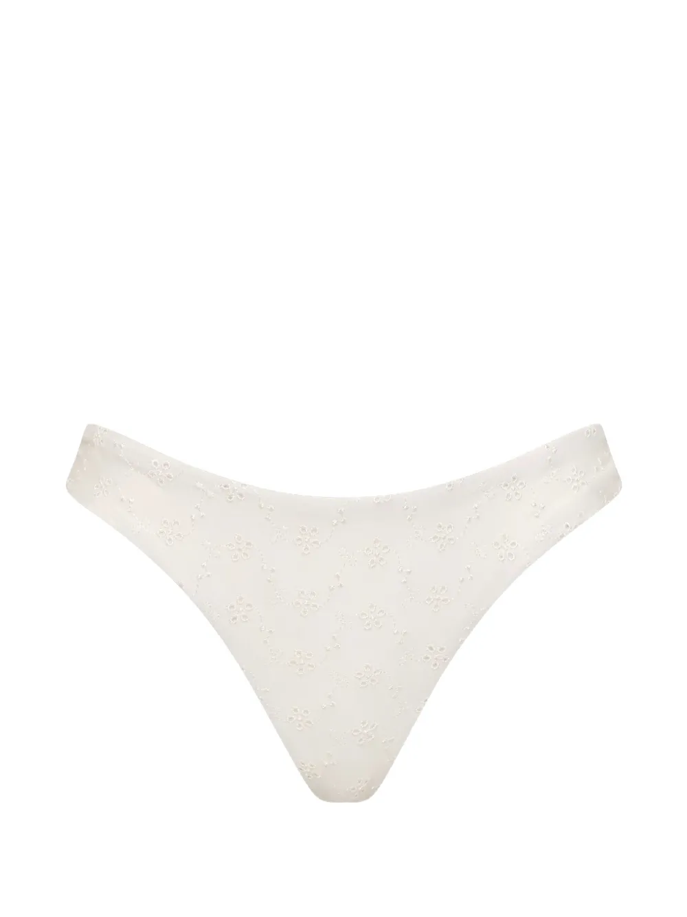 Faithfull the Brand Halo broderie anglaise bikini bottoms - Bianco